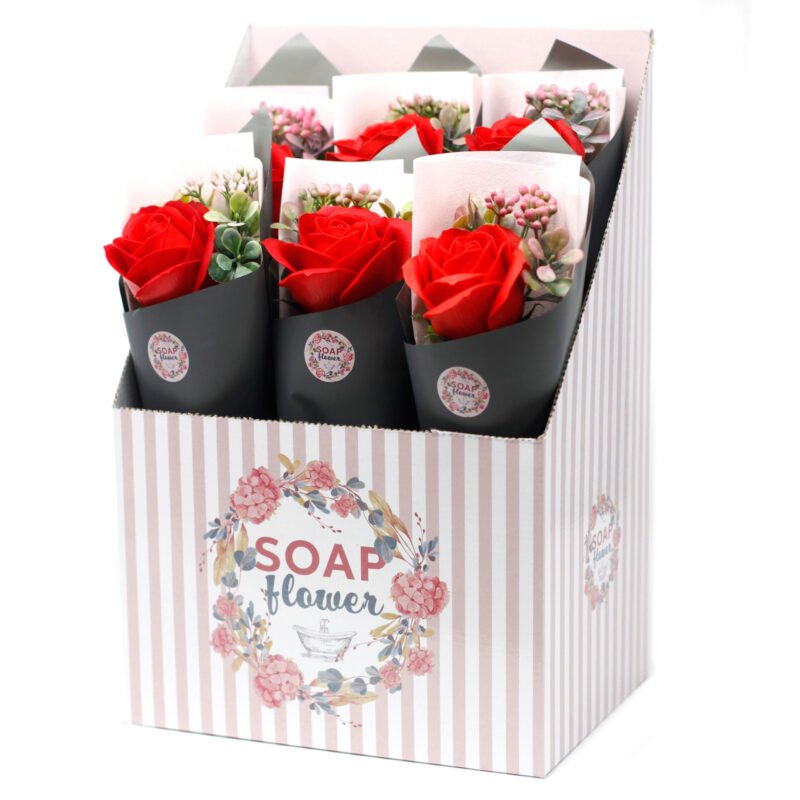 Fleur de savon - Grand bouquet de roses – Image 2